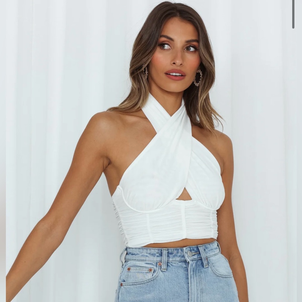 Hello Molly EYE OF THE SUN CROP TOP